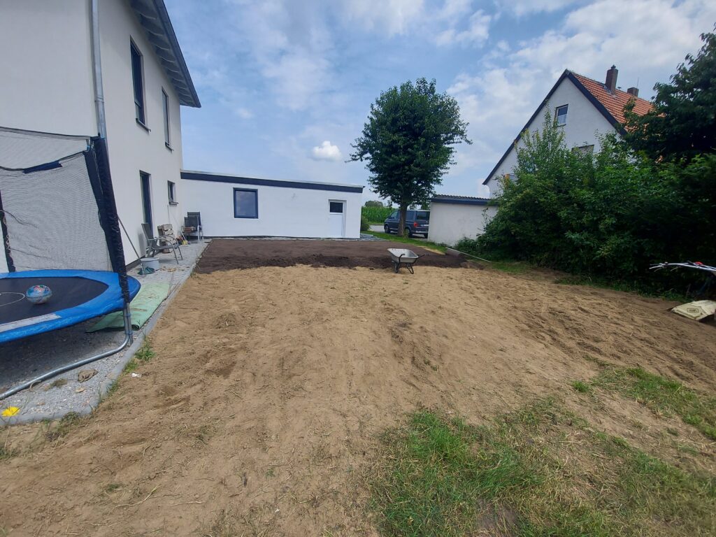 Größtenteils abgetragener Bereich.